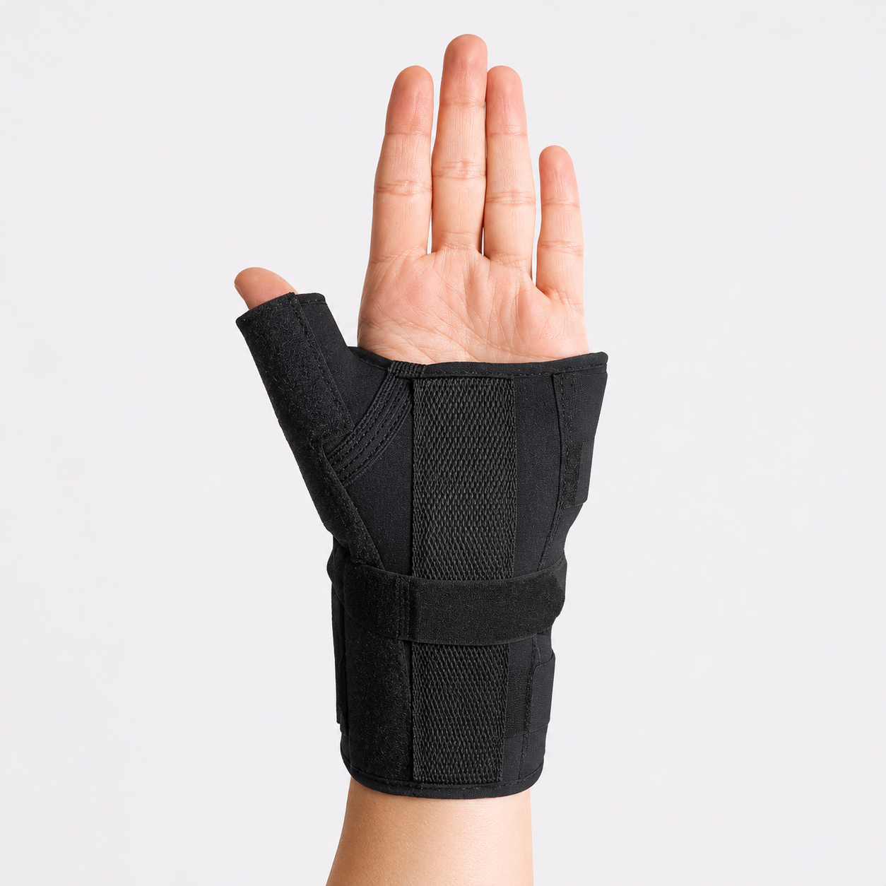 Black Wrist and Thumb Support Brace
