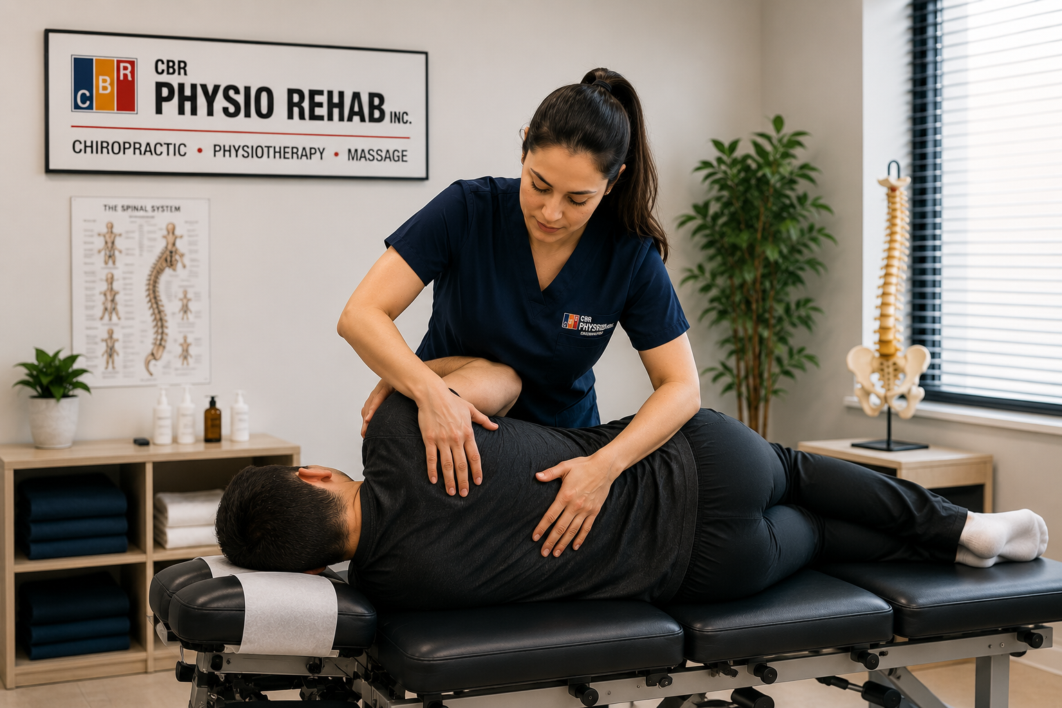 Chiropractor Brampton, Chiropractic Care Brampton, Spinal Adjustment, Spine Alignment, Back Pain Treatment, Neck Pain Relief, Manual Chiropractic Therapy, Chiropractic Clinic Brampton, CBR Physio Rehab Inc